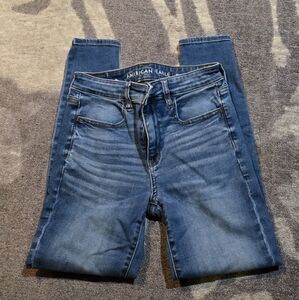 American Eagle Outfitters Blue Jeggings